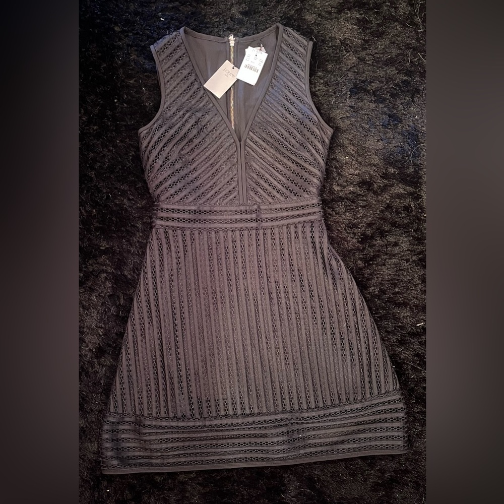 NWT JCREW BLACK PATTERN PEPLUM DRESS SIZE 00 PETITE